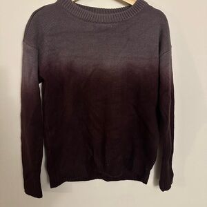 Simply Vera Vera Wang Women's Purple Ombre Sweater